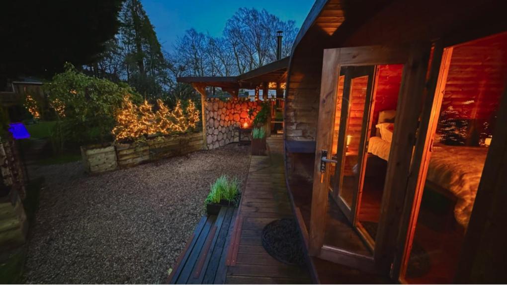 德里门Loch Lomond Hideaways别墅 外观 照片
